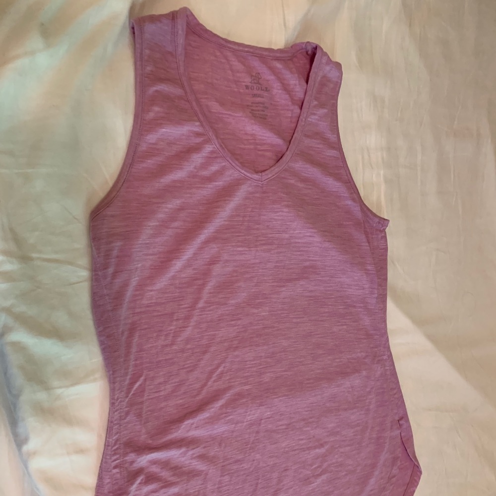 Woolx lilac tunic tank top size small
